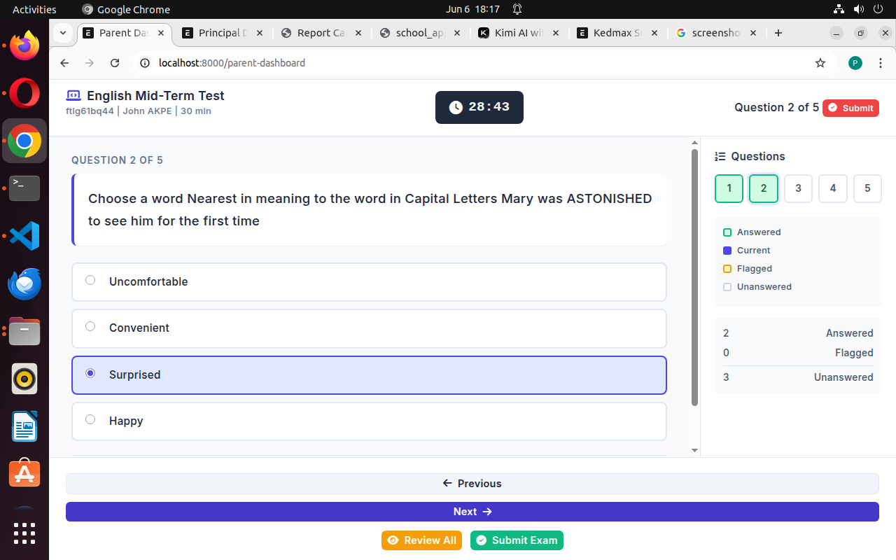 Parent Dashboard